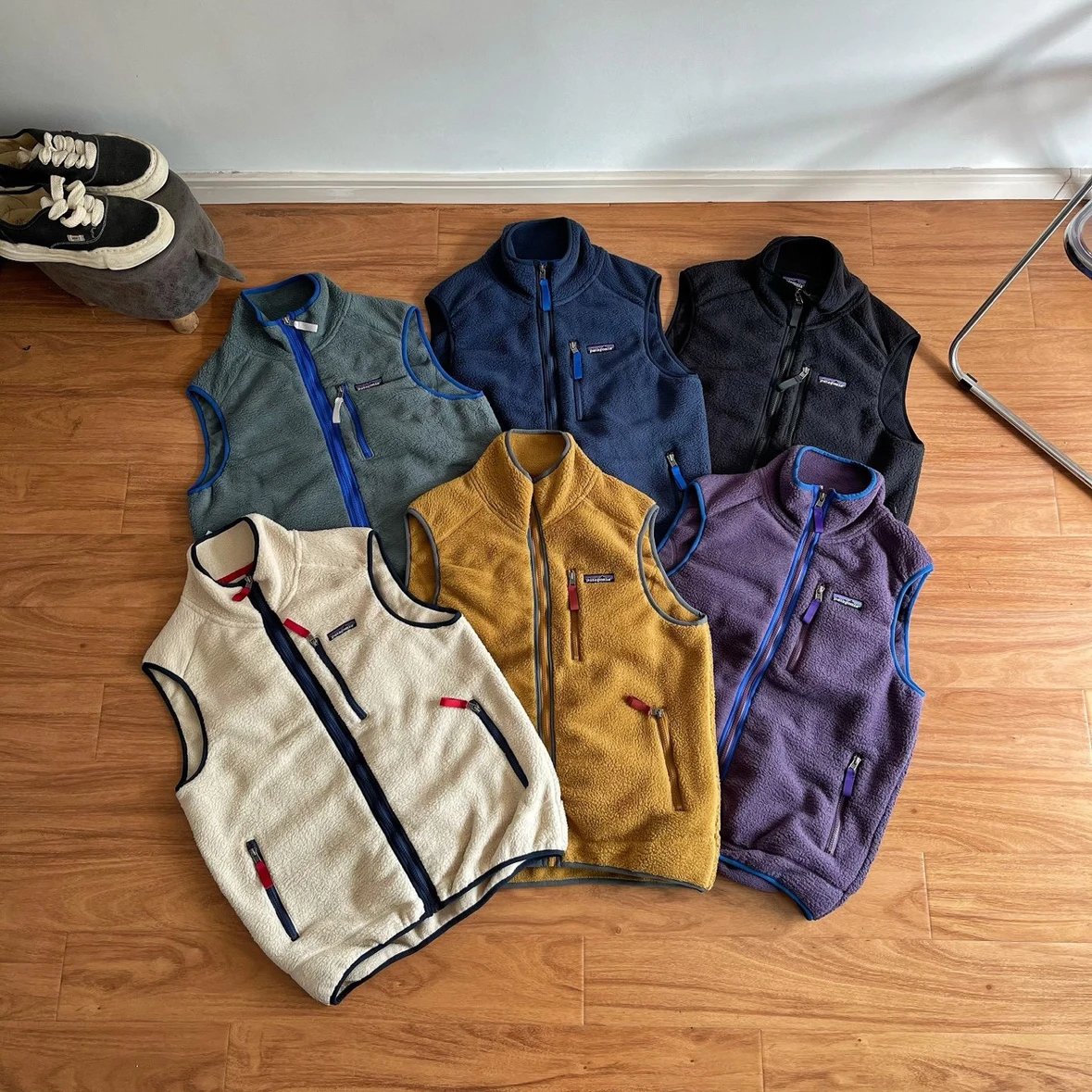 高品质Pa拉链保暖抓绒羊羔毛马甲 8