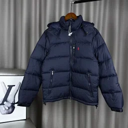 thumbnail for Men's high-end new thickened hooded windproof and coldproof warm sports down jacket