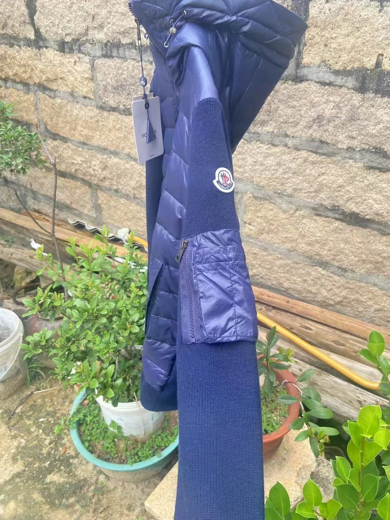 Top quality  新款针织拼接休闲羽绒服 3款 13