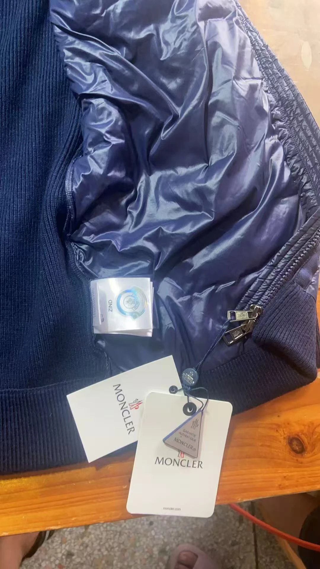 Top quality  新款针织拼接休闲羽绒服 3款 10