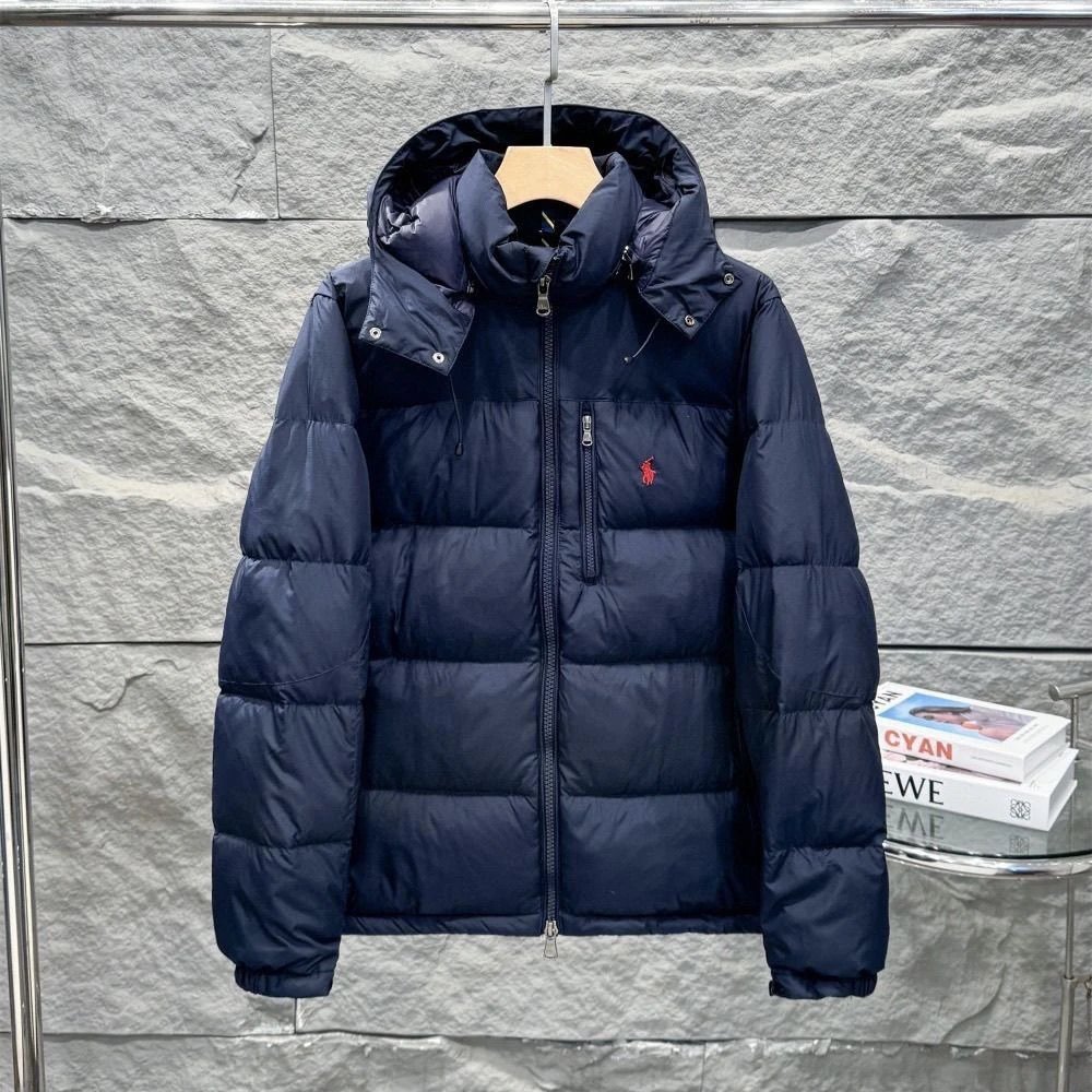 男士高档新款加厚连帽防风防寒保暖运动羽绒服 3