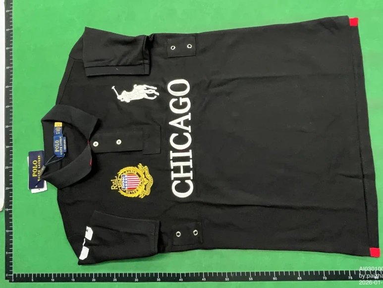 翻领刺绣城市T恤多款with qc  2