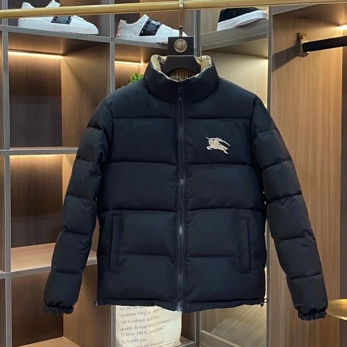 双面潮牌刺绣战马加厚外套棉服