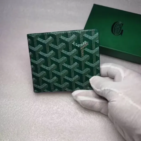 Goyard Saint Louis Bi-Fold Wallet Emerald Green Short Wallet - 1