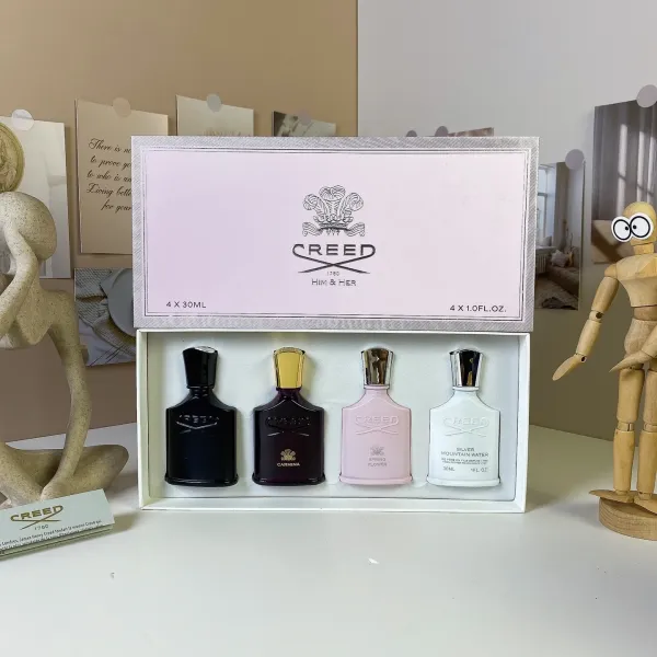 Creed Him & Her Gift Set Black, Burgundy, Pink, White Perfume - 1