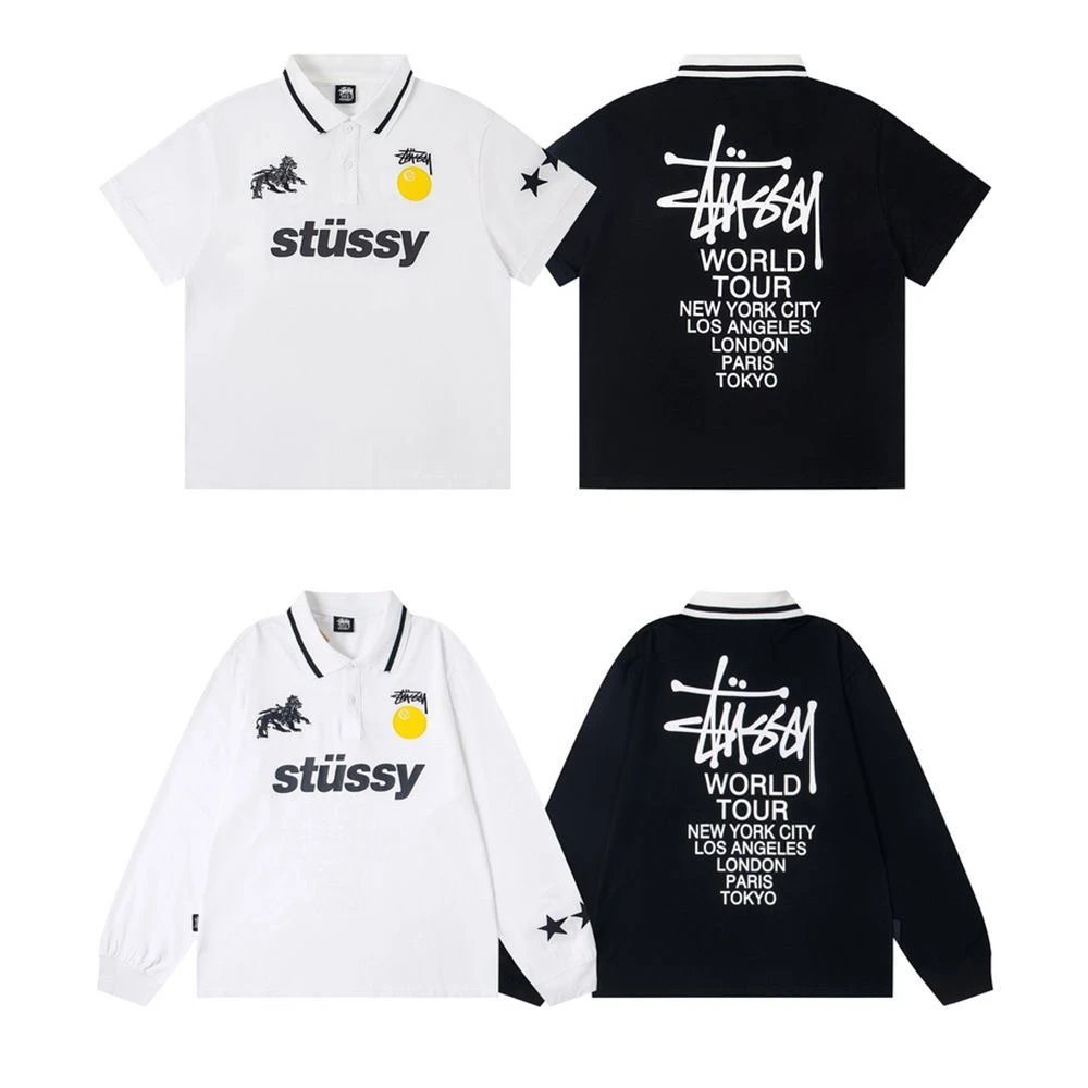 Stüssy World Tour Polo Shirt [4 styles]