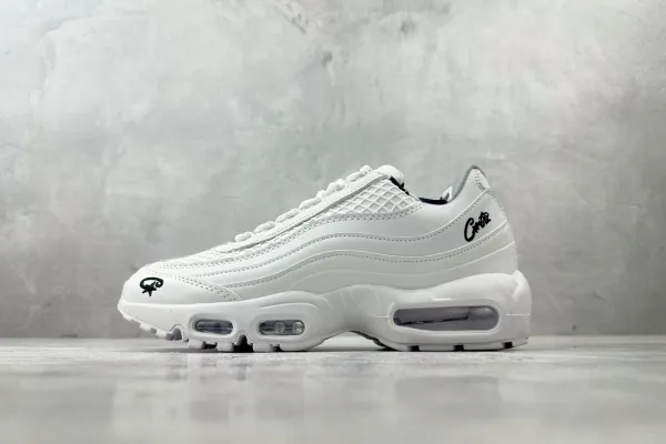 Nike Air Max 95 Black Quilted Leather Sneakers - 5