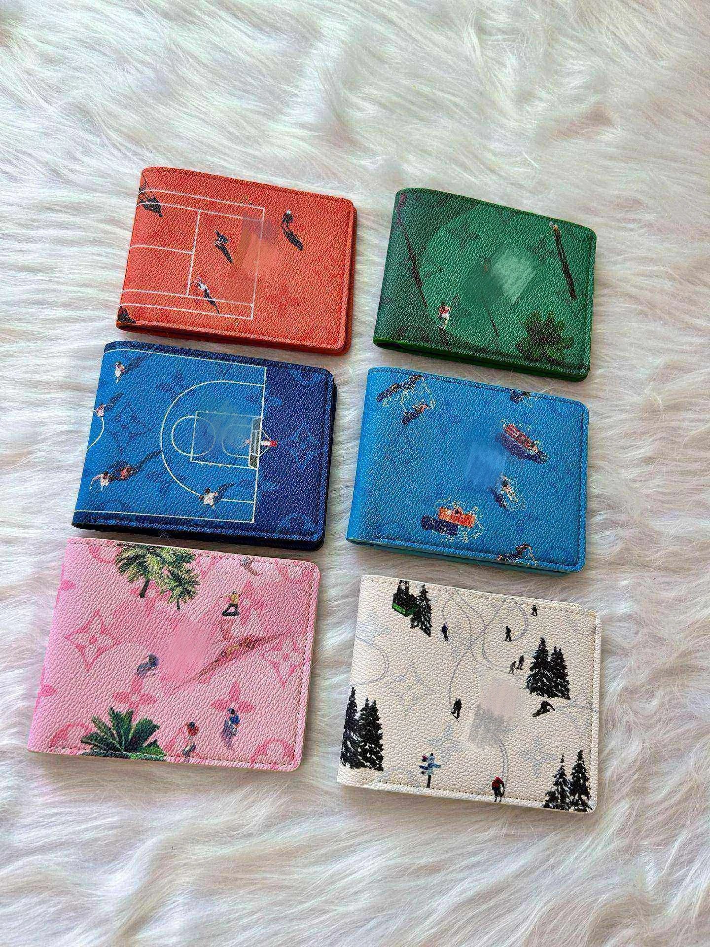 Sports printed pattern wallet

