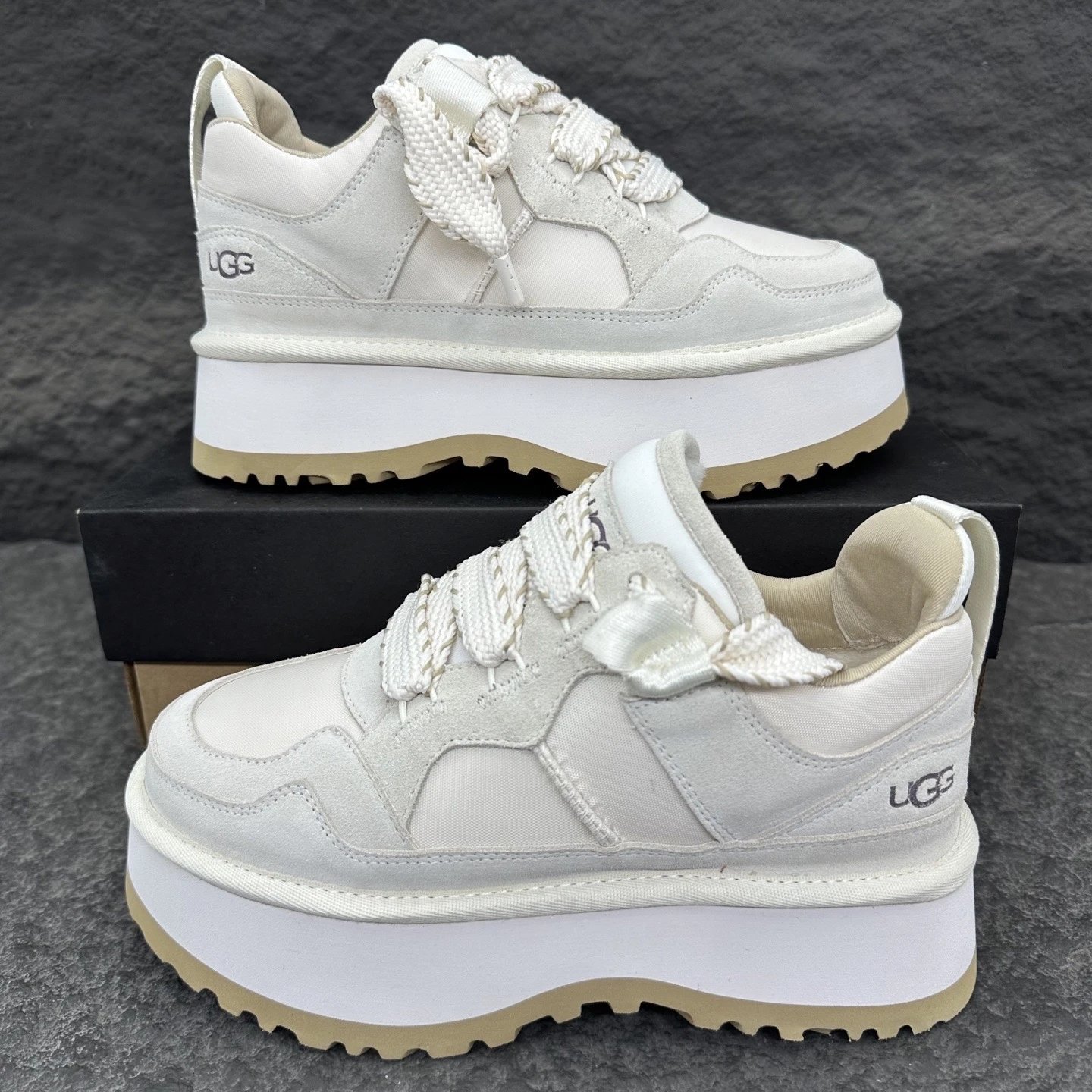 4 Thick Sole White