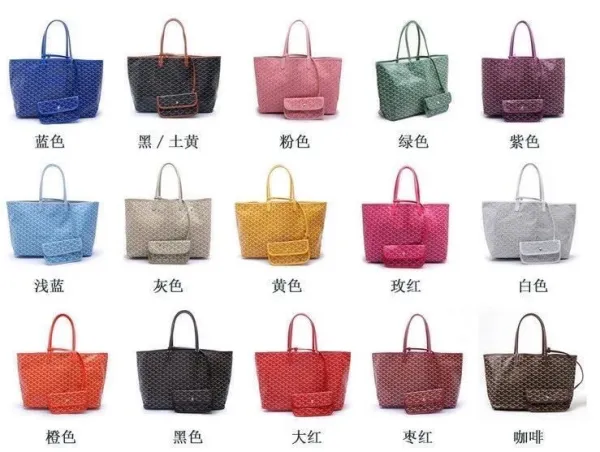 Goyard Saint Louis Tote in Gray Goyardine Canvas Handbag - 4