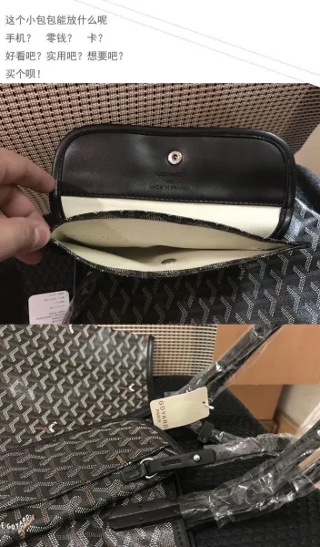 Goyard Saint Louis Tote in Gray Goyardine Canvas Handbag - 15
