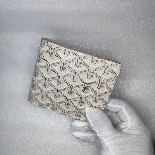 Goyard Saint Louis Bi-Fold Wallet Beige Canvas Wallet Short Wallet - 1