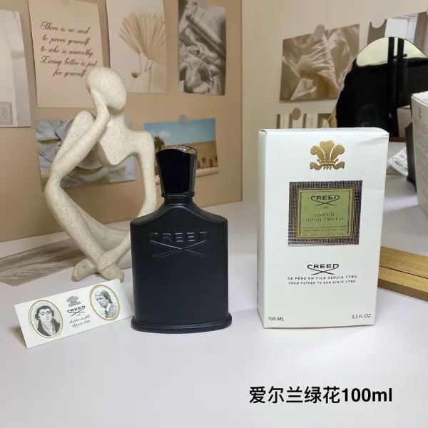 Creed Green Irish Tweed 100ml Black Bottle Perfume - 1