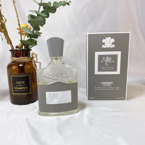 Creed Aventus Cologne Gray Bottle Perfume - 1