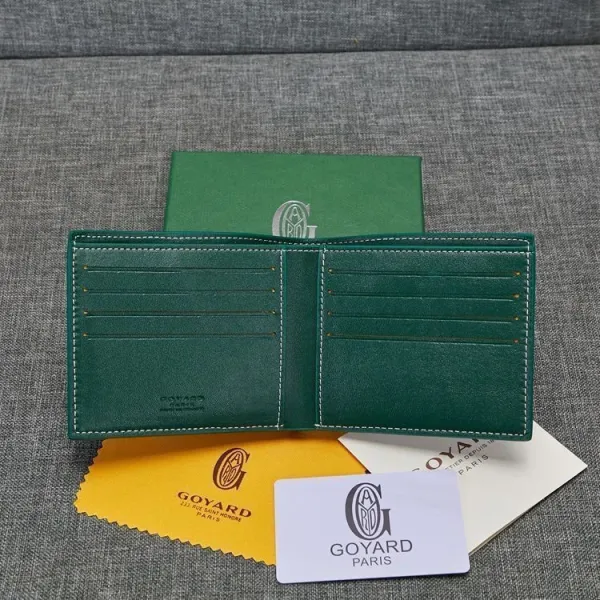 Goyard Saint Louis Bi-Fold Wallet Emerald Green Short Wallet - 6