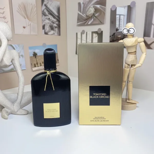 Tom Ford Black Orchid Eau de Parfum Black Bottle Gold Accents Perfume - 1