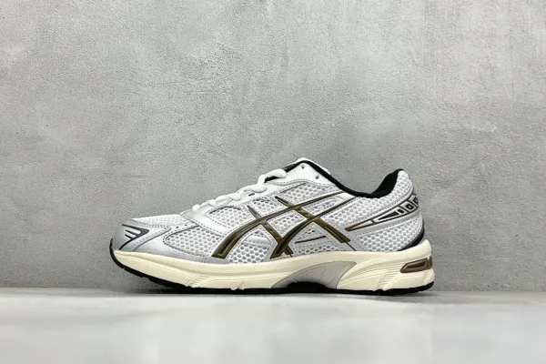 Asics Gel-Kayano 14 White Bronze Mesh Running Shoes - 6