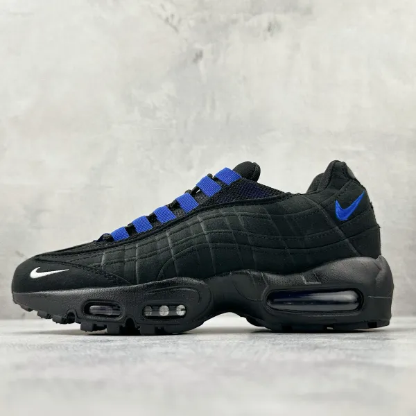 Nike Air Max 95 Black/Royal Blue Sneakers - 1