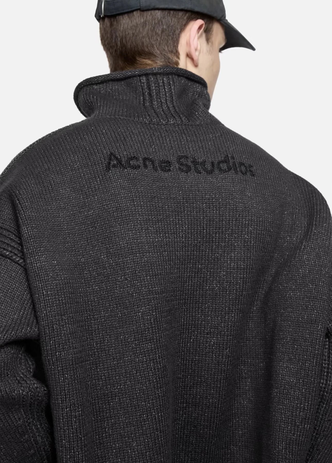 Spot welfare ACN 25SS early autumn sweater, wool blend material, extremely heavyweight style