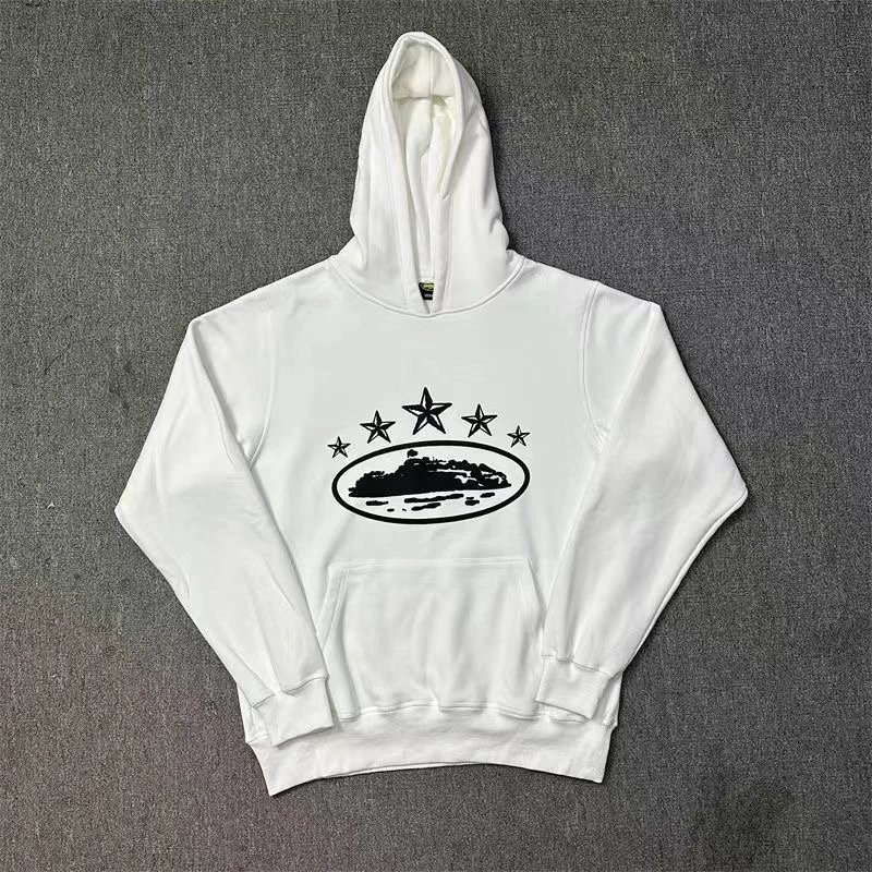 Cort*iz Alcatraz Hooded Sweatshirt Tide Trend Casual Hooded Sweatshirt