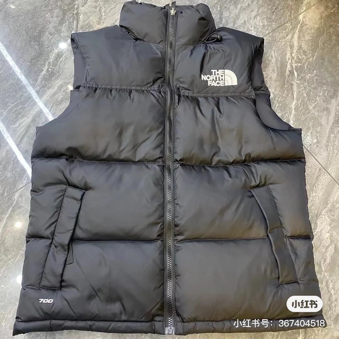 Original packaging hangtag The North Face 1996 Down Cotton Vest Fine Grid Nylon Gutless Downproof Face