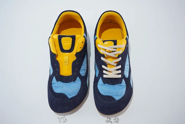 Bottega Veneta Sneakers Lace-up low-top with paneled uppers and gum lug soles product detail image 12