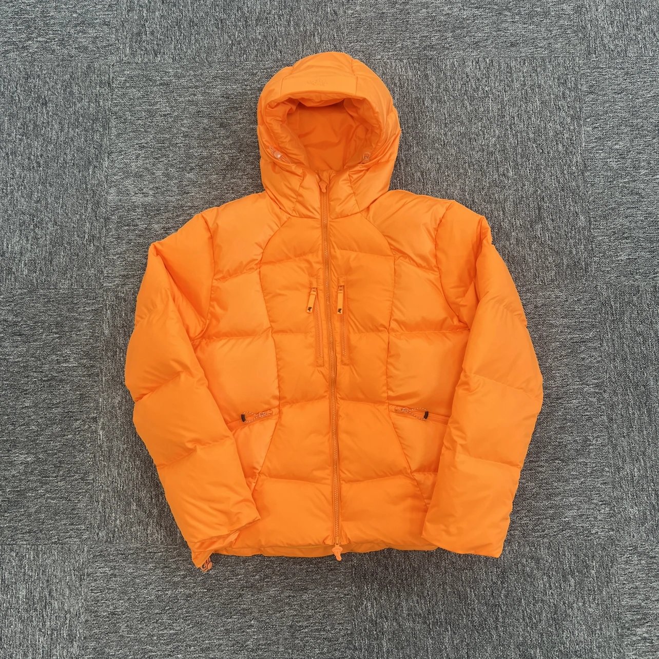 Orange Wave Pattern Down Jacket SY-70