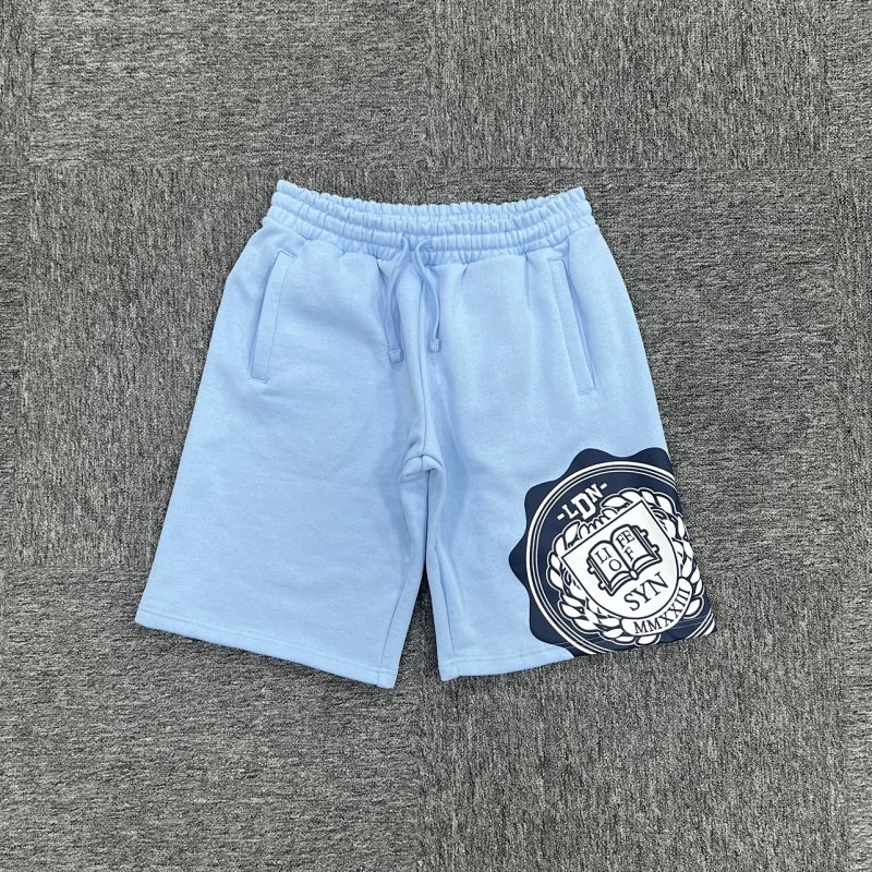 cny   VARSITY CREW SHORT-LIGHT BLUE 大印花 短裤 浅蓝色 SY-75