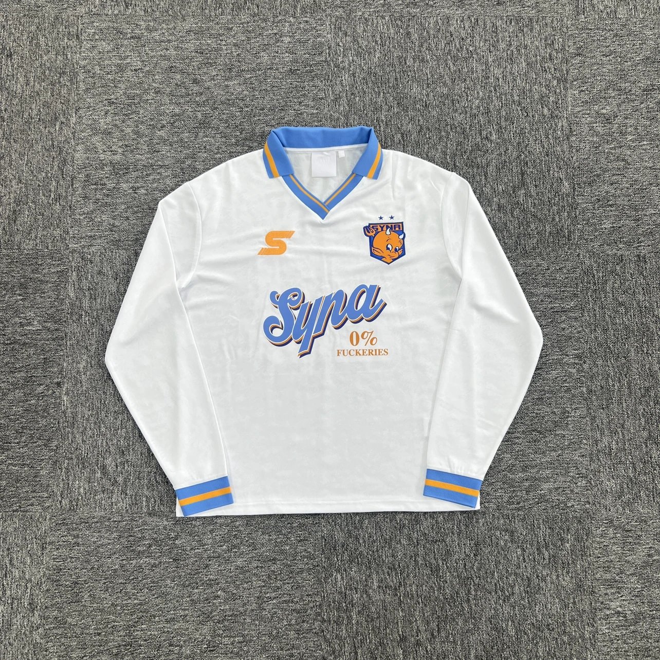 Jacquard long sleeved jersey white SY-156