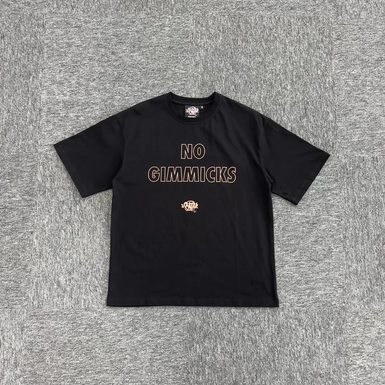 Rose gold front and back printed black short sleeved SY-110