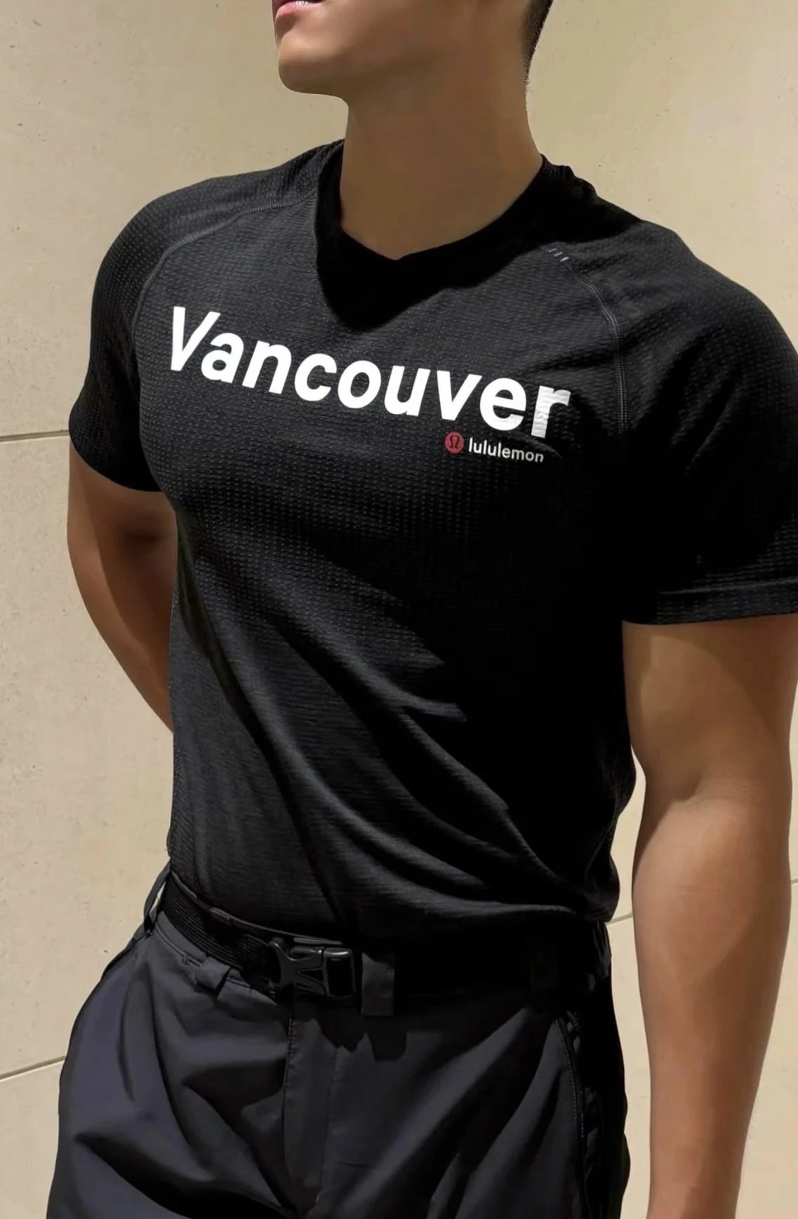 lululemon MVT Series Short Sleeve Vancouver Limited Edition Black Unisex