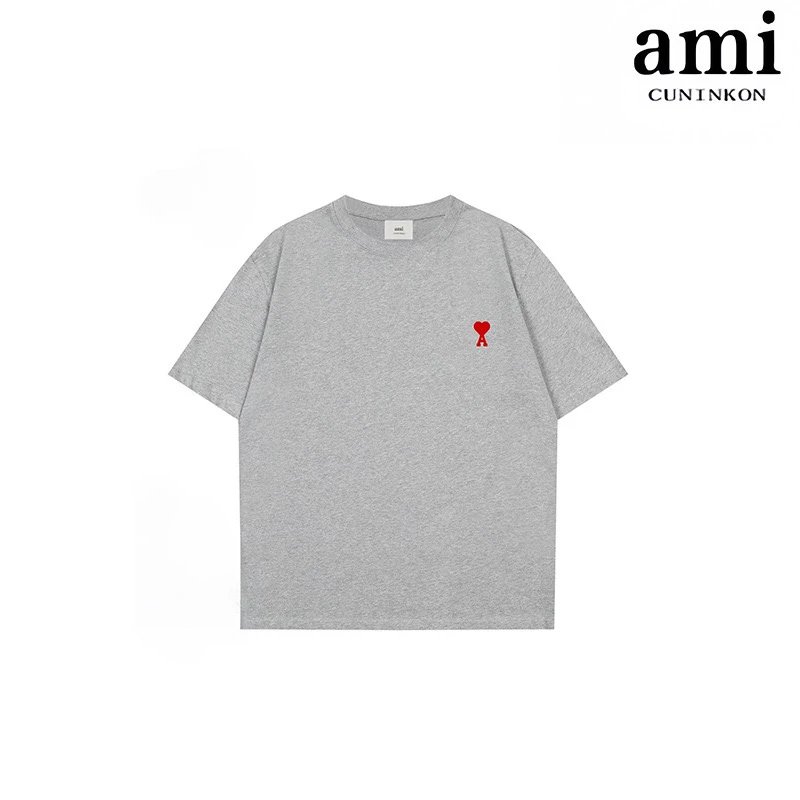 Grey Red T