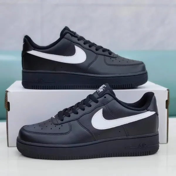 Nike Air Force 1 Low Black/White Sneakers - 1