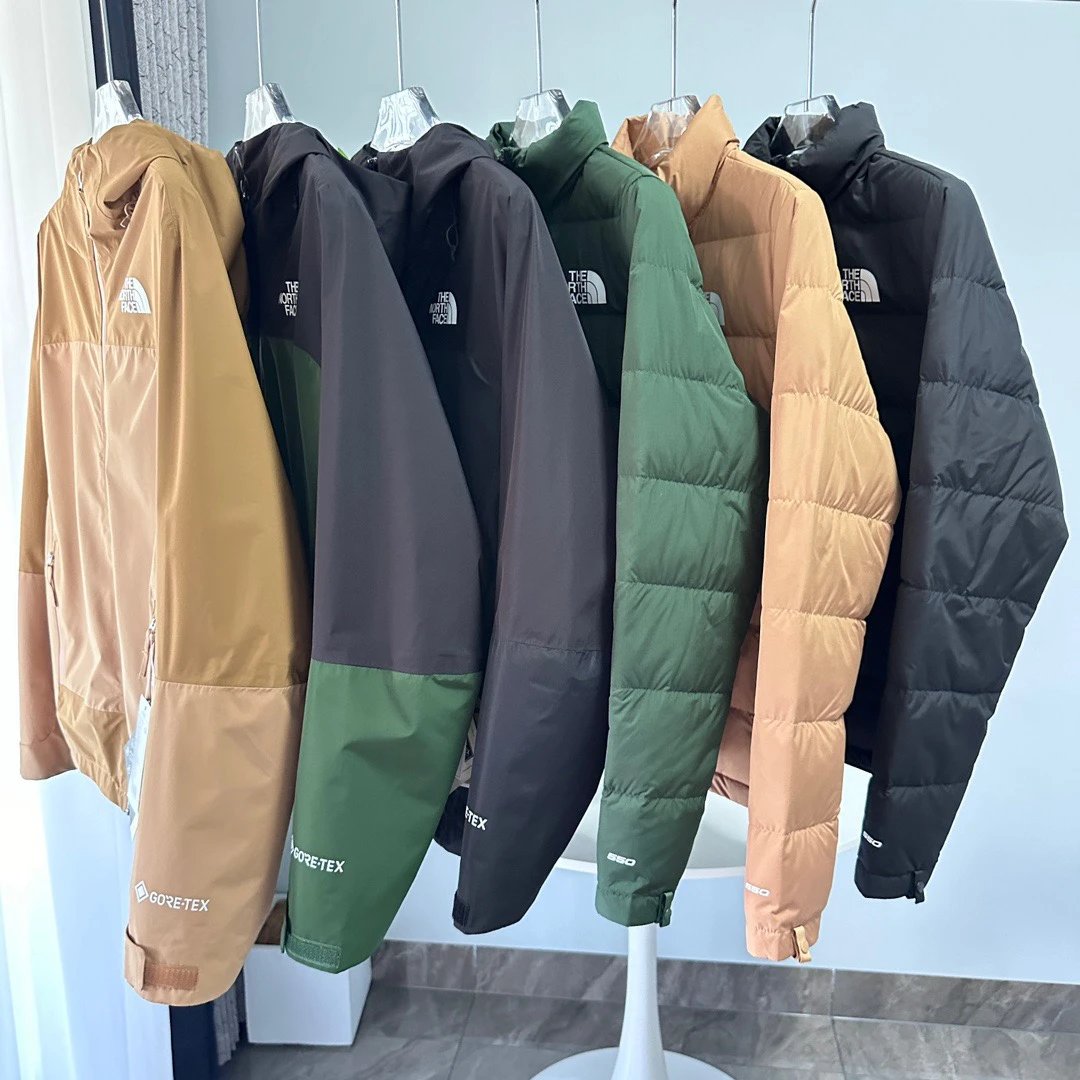 【頂級版本】The North Face 北面 23Fw 全压胶三合一可拆卸羽绒内胆冲锋衣外套 羽绒服内胆