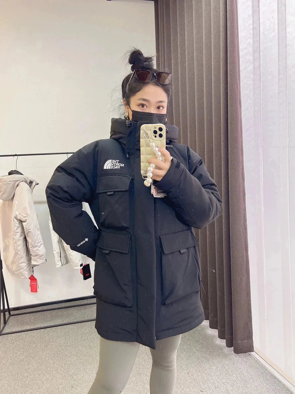 The North Face Mountain Light Jacket Beige Down Jacket product detail 28 in Litbuy spreadsheet finds