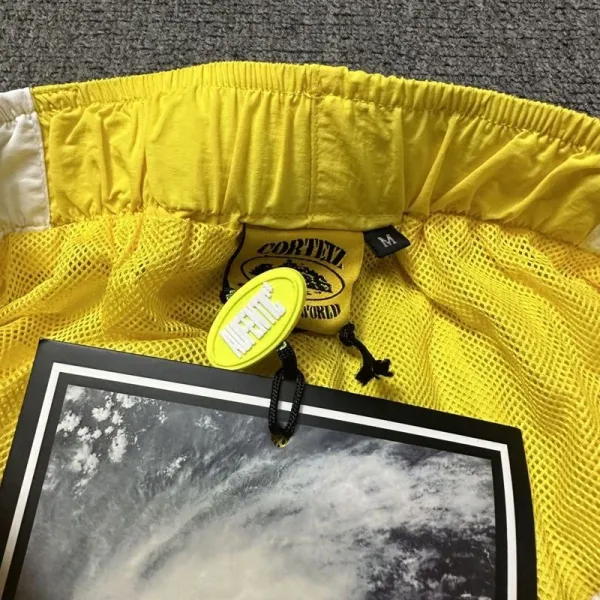 Corteiz × Unknown Down Jacket Black/Yellow Reversible Puffer Jacket - 64