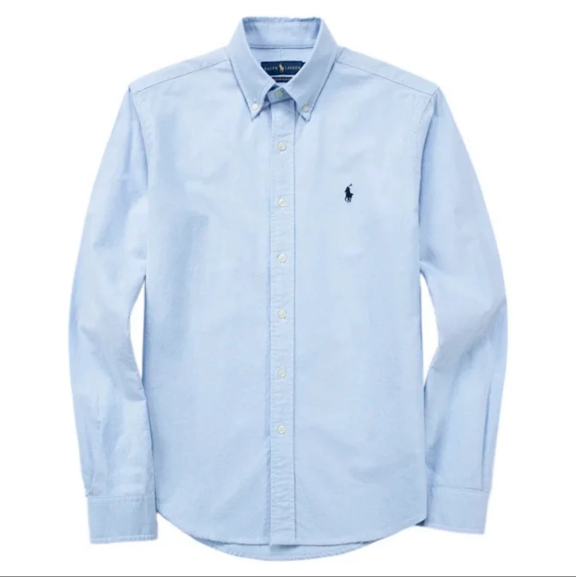 (Long sleeve) sky blue with red label