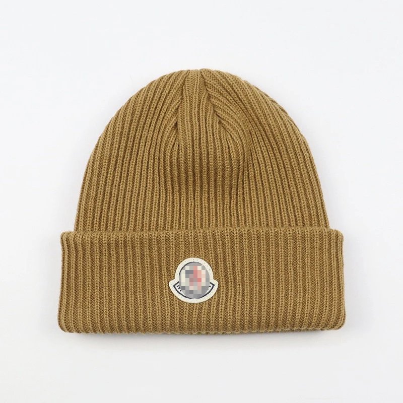 Moncler Logo Beanie White Hat - 10