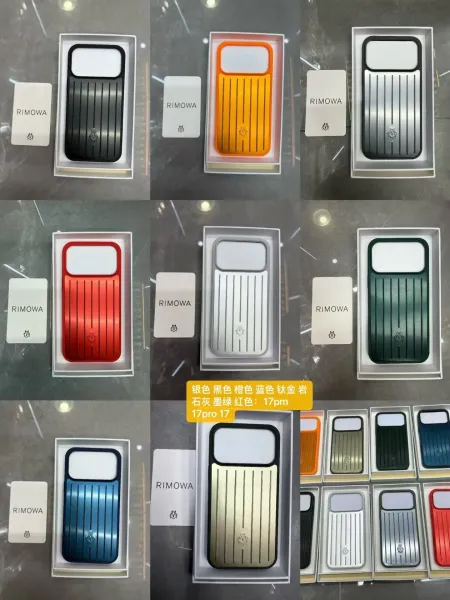RIMOWA Essential Phone Case Blue Aluminum Phone-Case - 4