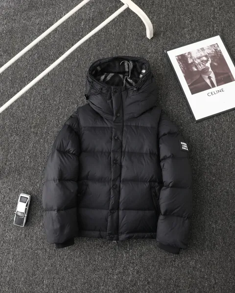 Burberry Hooded Down Jacket Beige - 6