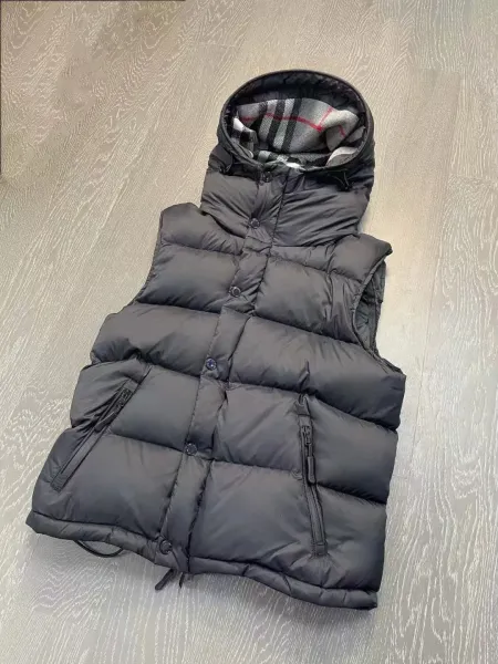 Burberry Hooded Down Jacket Beige - 17