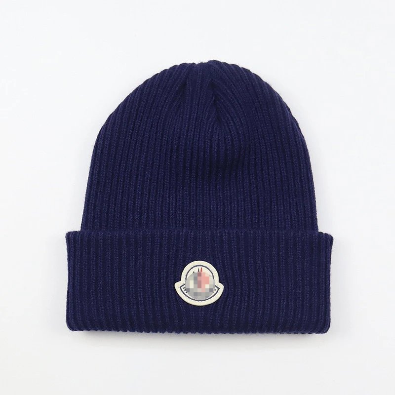 Moncler Logo Beanie White Hat - 9