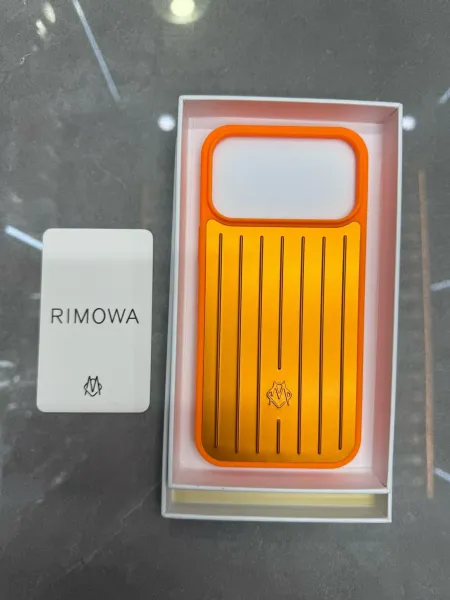 RIMOWA Essential Phone Case Blue Aluminum Phone-Case - 9