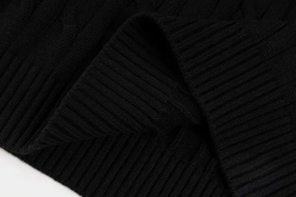 Polo Ralph Lauren Cable Knit Hooded Sweater White - 14