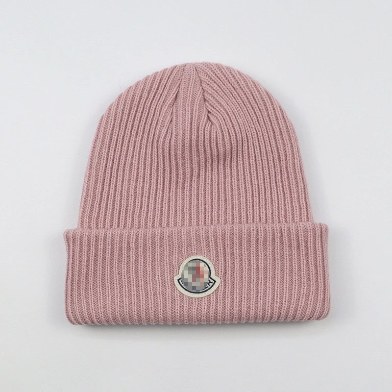 Moncler Logo Beanie White Hat - 12