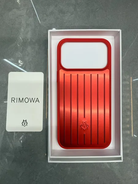 RIMOWA Essential Phone Case Blue Aluminum Phone-Case - 14