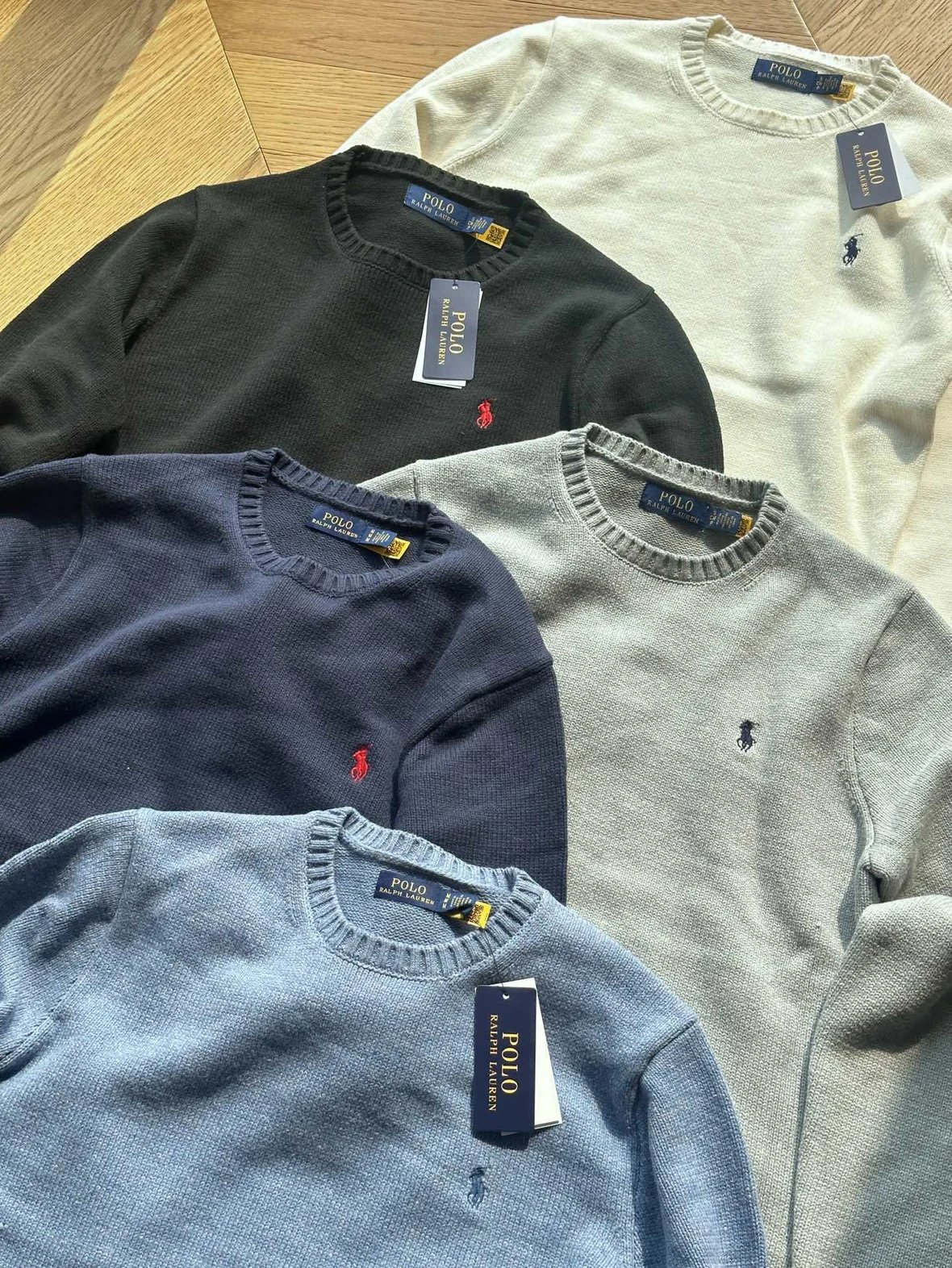 Polo Ralph Lauren Classic Crewneck Sweater Gray - 4