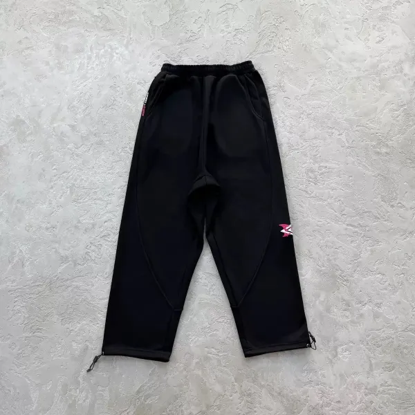 Off-White x Nike Tech Fleece Joggers Black Sweatpants - 1