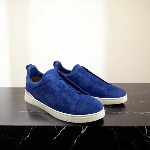 Hogan Interactive Slip-On Royal Blue Suede Sneakers - 1