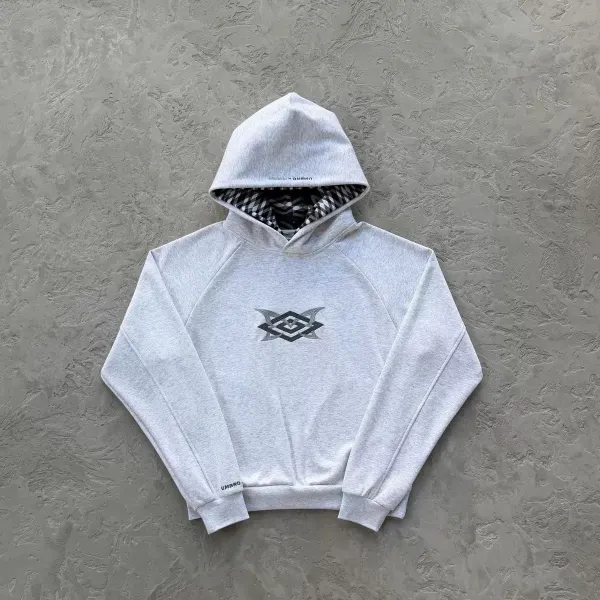 Umbro x Onitsuka Tiger Hoodie Gray - 1